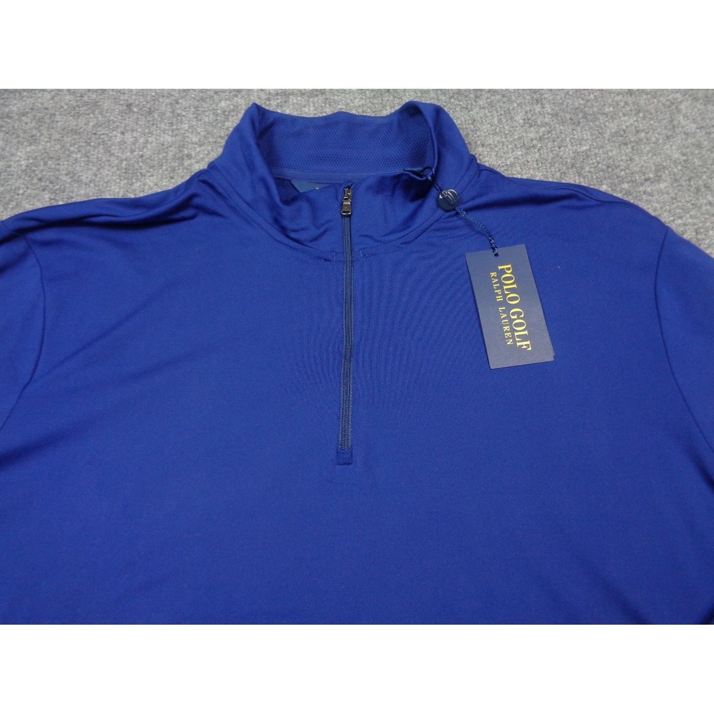 Polo Ralph Lauren Performance Quarter-Zip Mens Size 2XL Blue Pullover NWT Golf - Picture 3 of 12